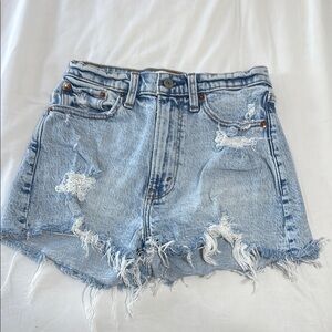 Abercrombie & Fitch Blue Jean Shorts